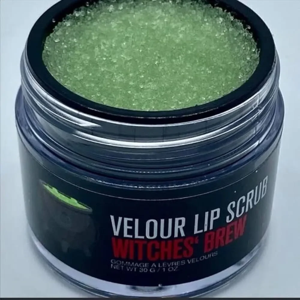Jeffree Star Velour Lip Scrub Witches Brew NIB Full Size Green Sugar Exfoliator